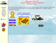 Tablet Screenshot of muntanyavalldecamprodon.org